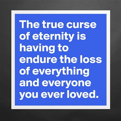 Curse of eterntiy